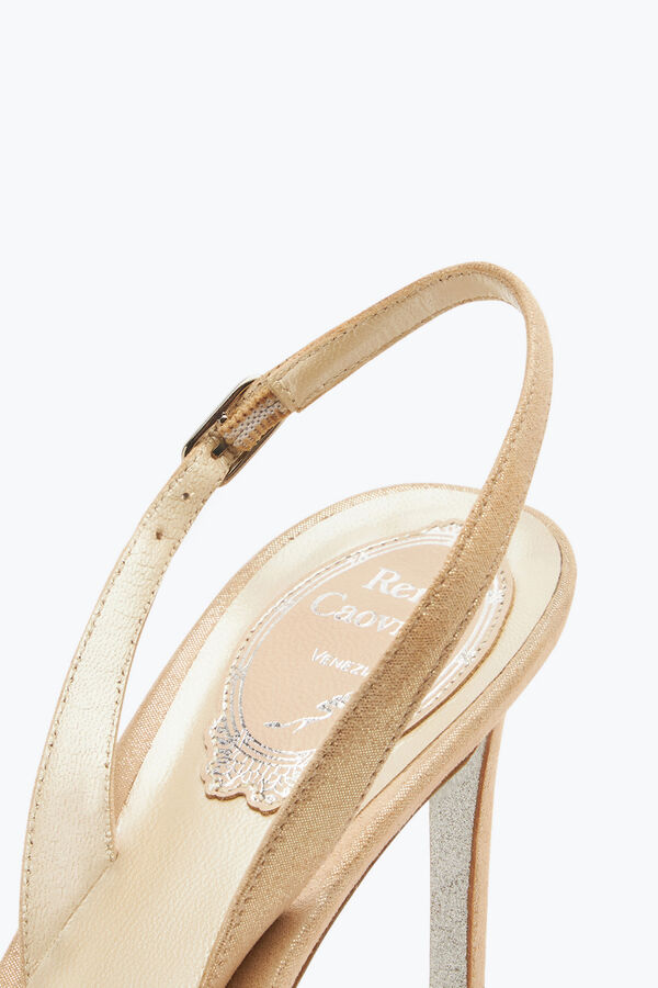 jeweled slingback mit juwel steinen cinderella 75 rene caovilla