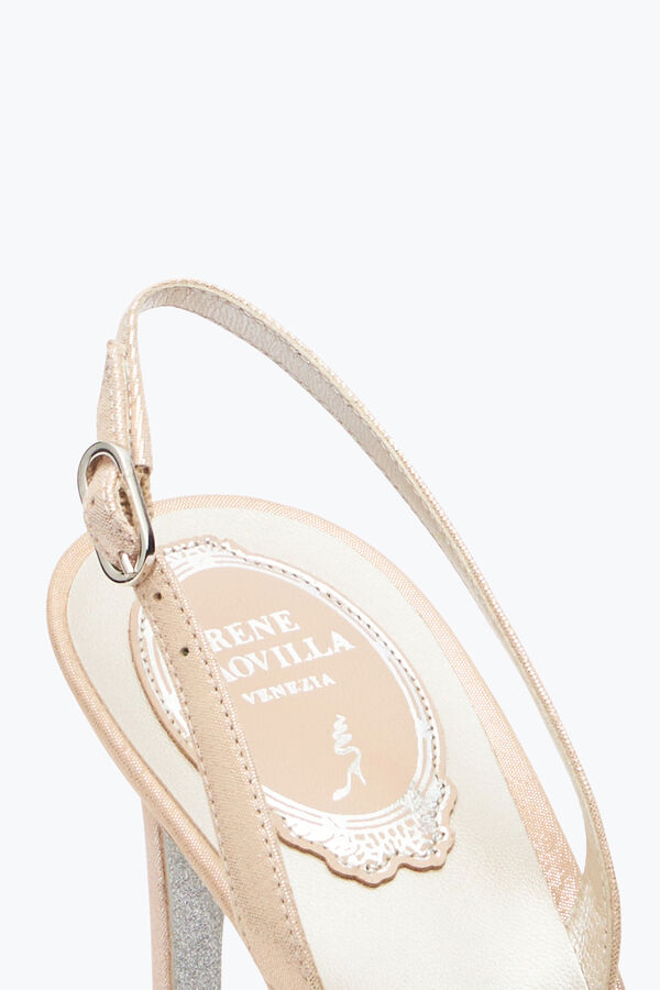 jeweled cinderella honig slingback mit kristallen 80 rene caovilla
