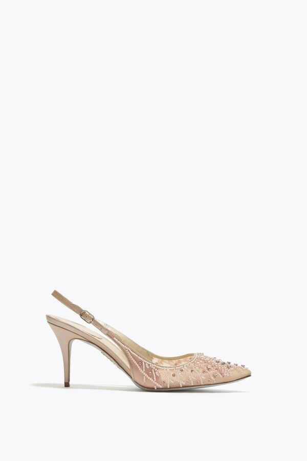 jeweled lovely powder pink slingback 80 rene caovilla