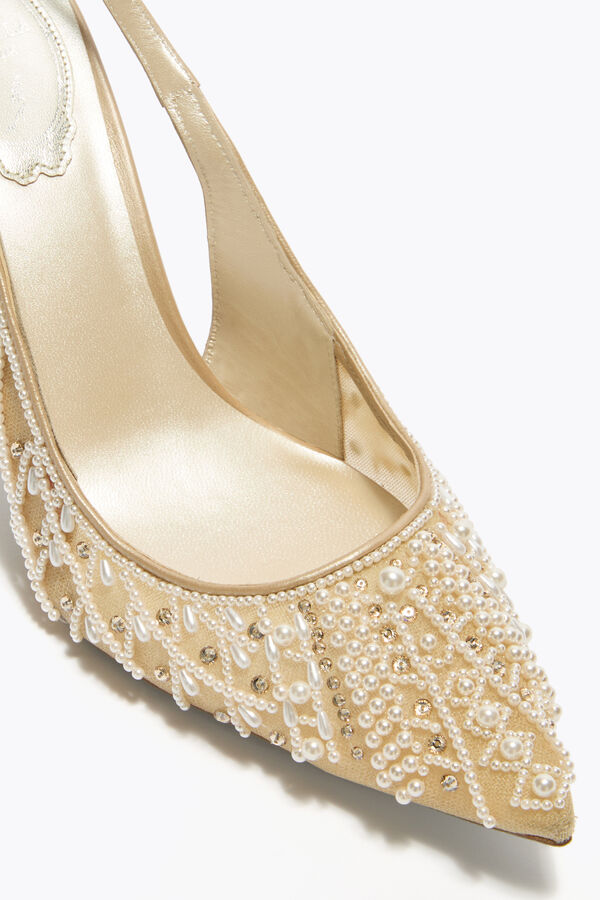 jeweled schÖne honig slingback 80 rene caovilla