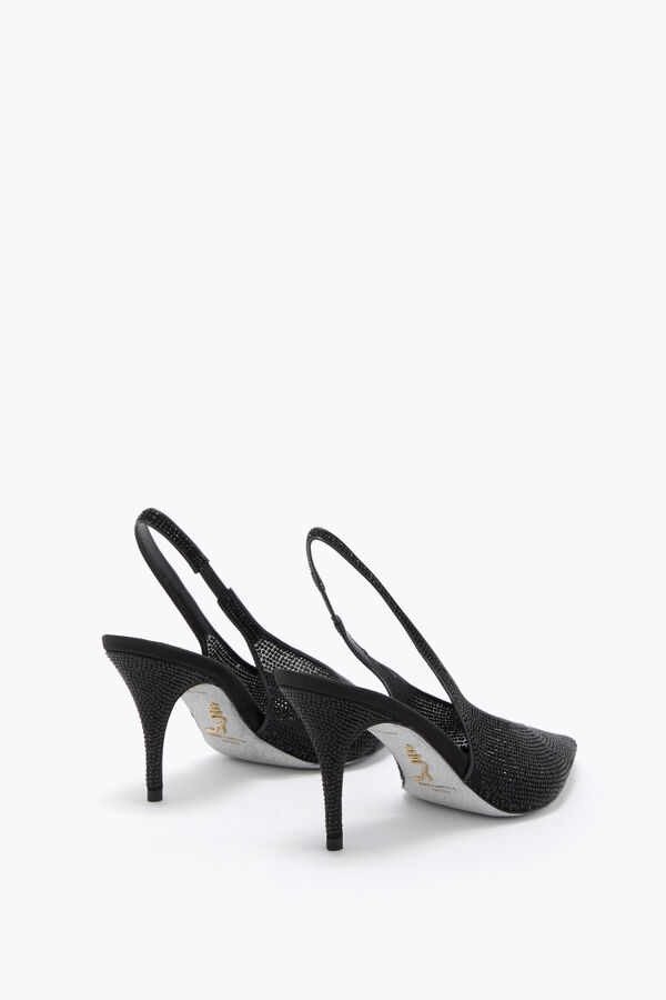 jeweled jinny schwarz slingback 80 rene caovilla