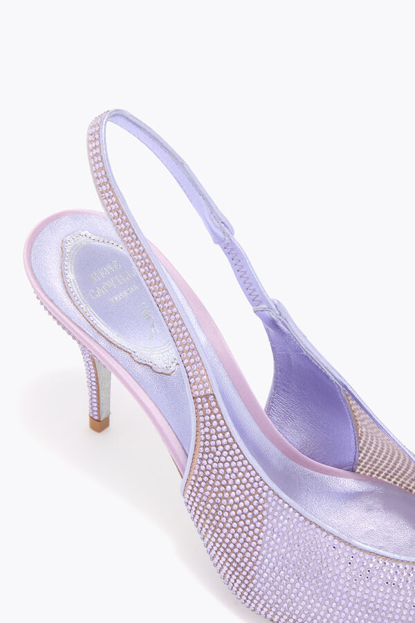 jeweled jinny metallic violet slingback 80 rene caovilla