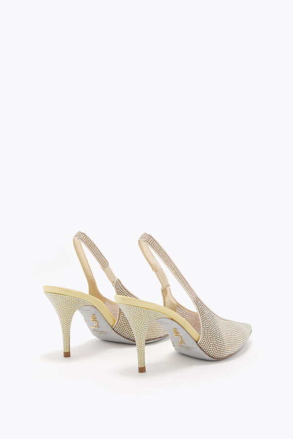 jeweled jinny zitrone gelb slingback 80 rene caovilla
