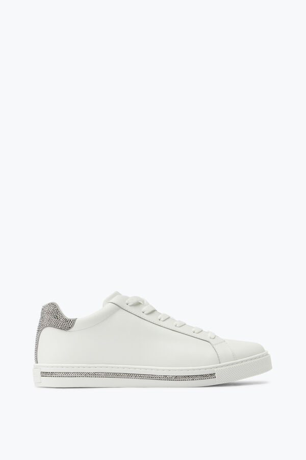 jeweled xtra weiß und silber sneaker-15 rene caovilla