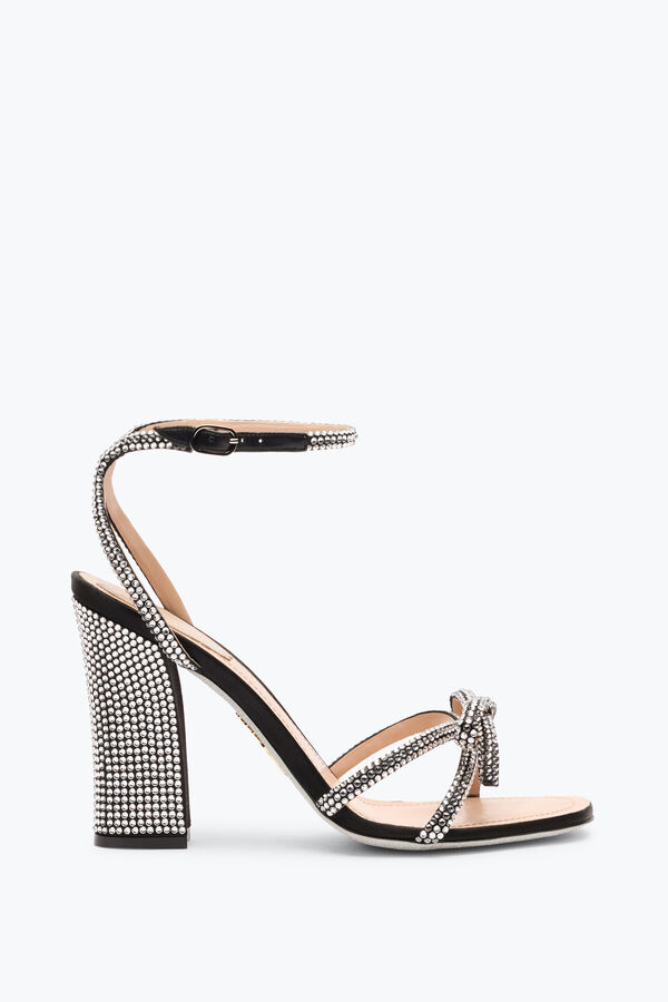 jeweled nicole schwarz sandale 105 rene caovilla