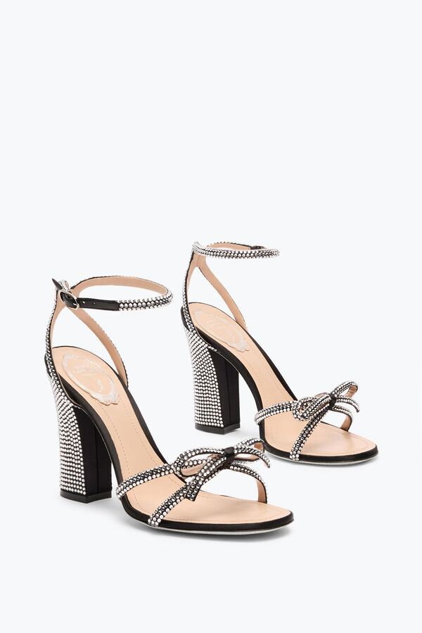jeweled nicole schwarz sandale 105 rene caovilla
