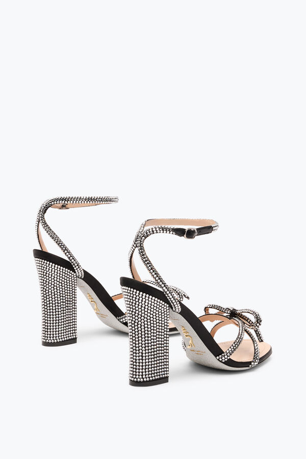 jeweled nicole schwarz sandale 105 rene caovilla