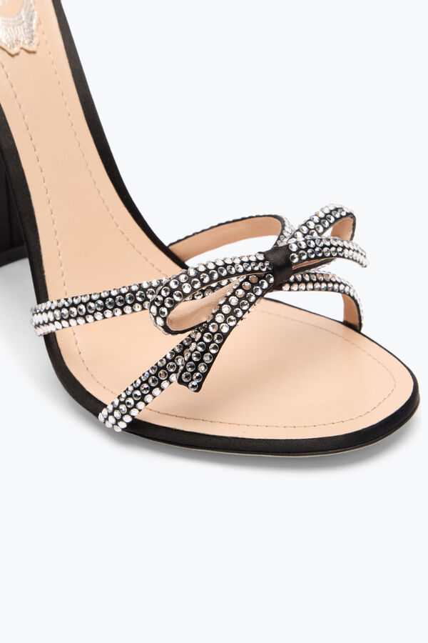 jeweled nicole schwarz sandale 105 rene caovilla
