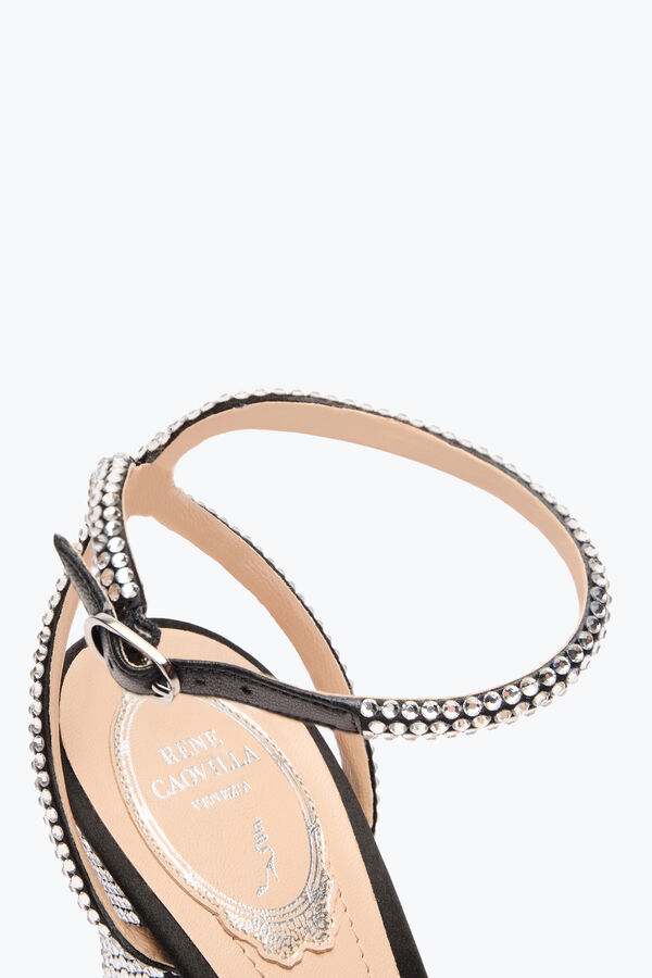 jeweled nicole schwarz sandale 105 rene caovilla