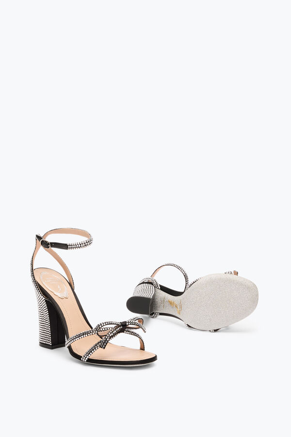 jeweled nicole schwarz sandale 105 rene caovilla