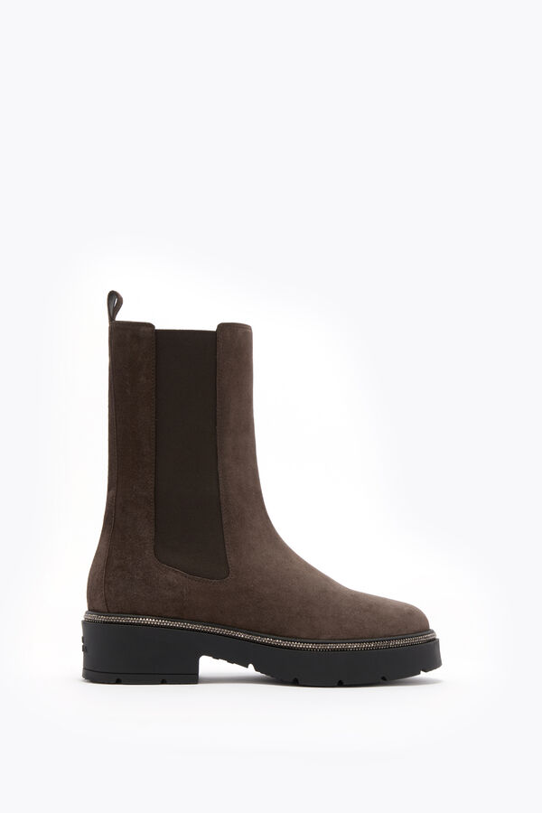 jeweled bika brown ankle boot mit kristallen 50 rene caovilla