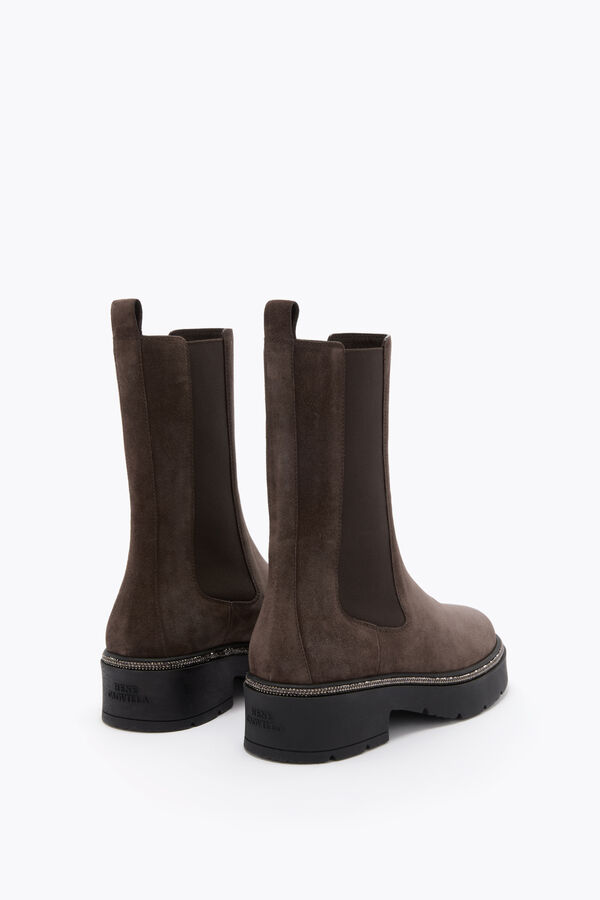 jeweled bika brown ankle boot mit kristallen 50 rene caovilla
