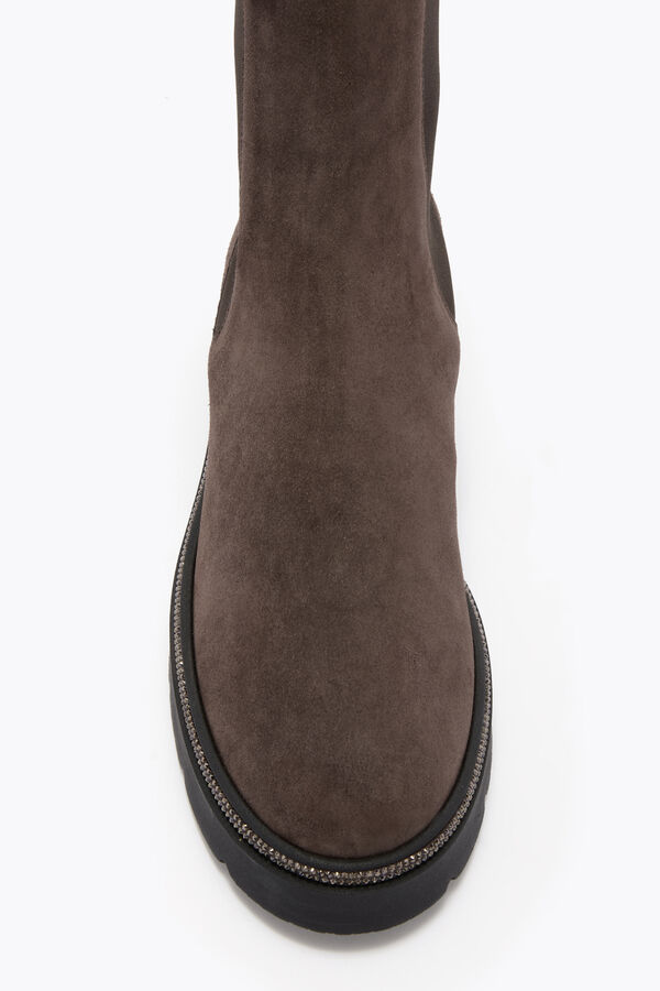 jeweled bika brown ankle boot mit kristallen 50 rene caovilla
